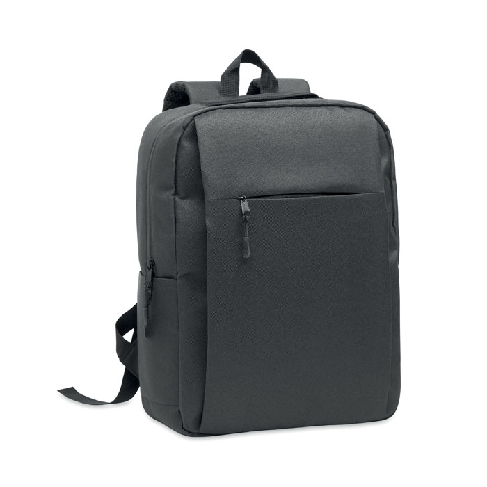 Sac à dos RPET pour écran 15" à personnaliser Akraos gris pierre